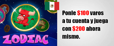 Bono de Bienvenida 100% promotion banner